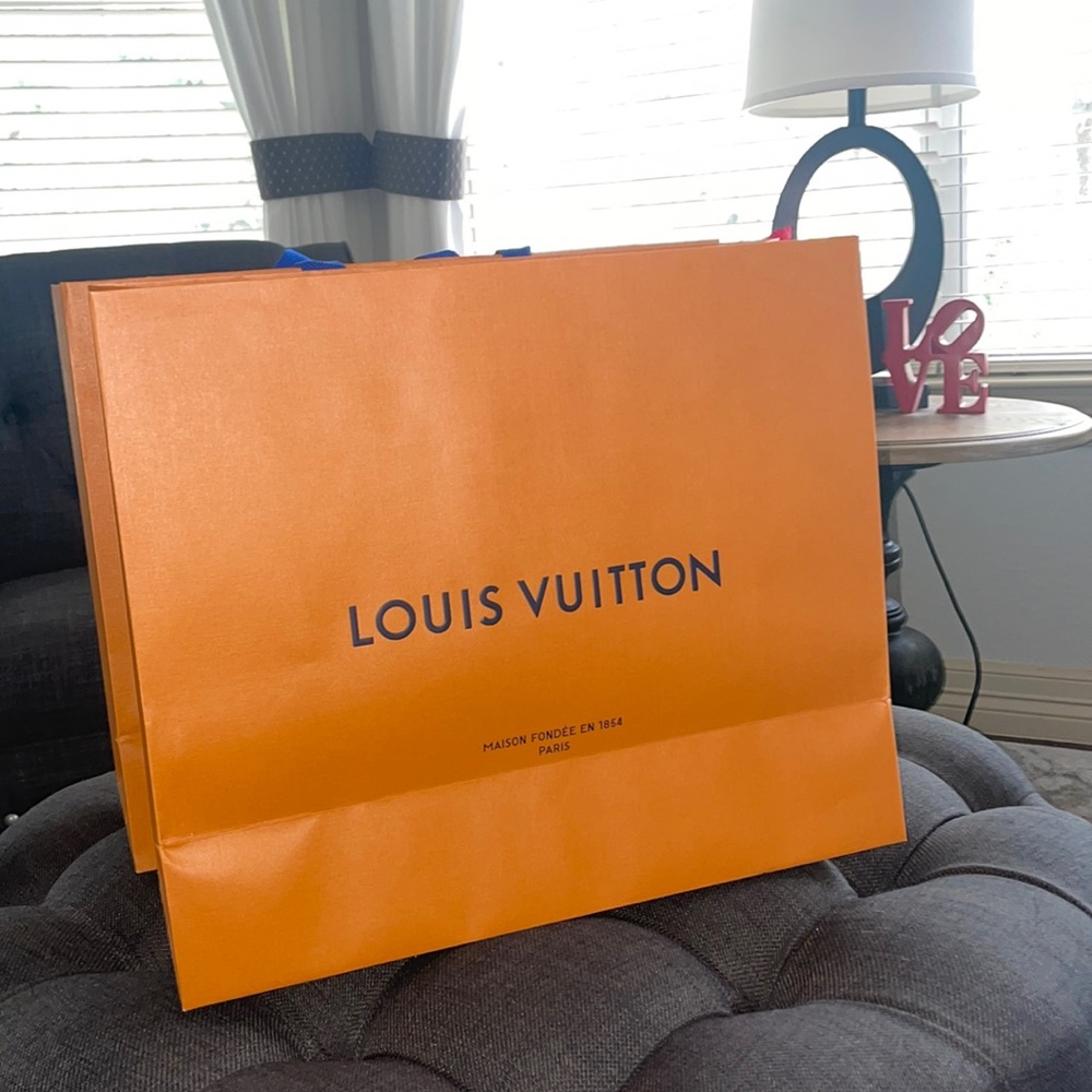 Two Louis Vuitton Paper Bag